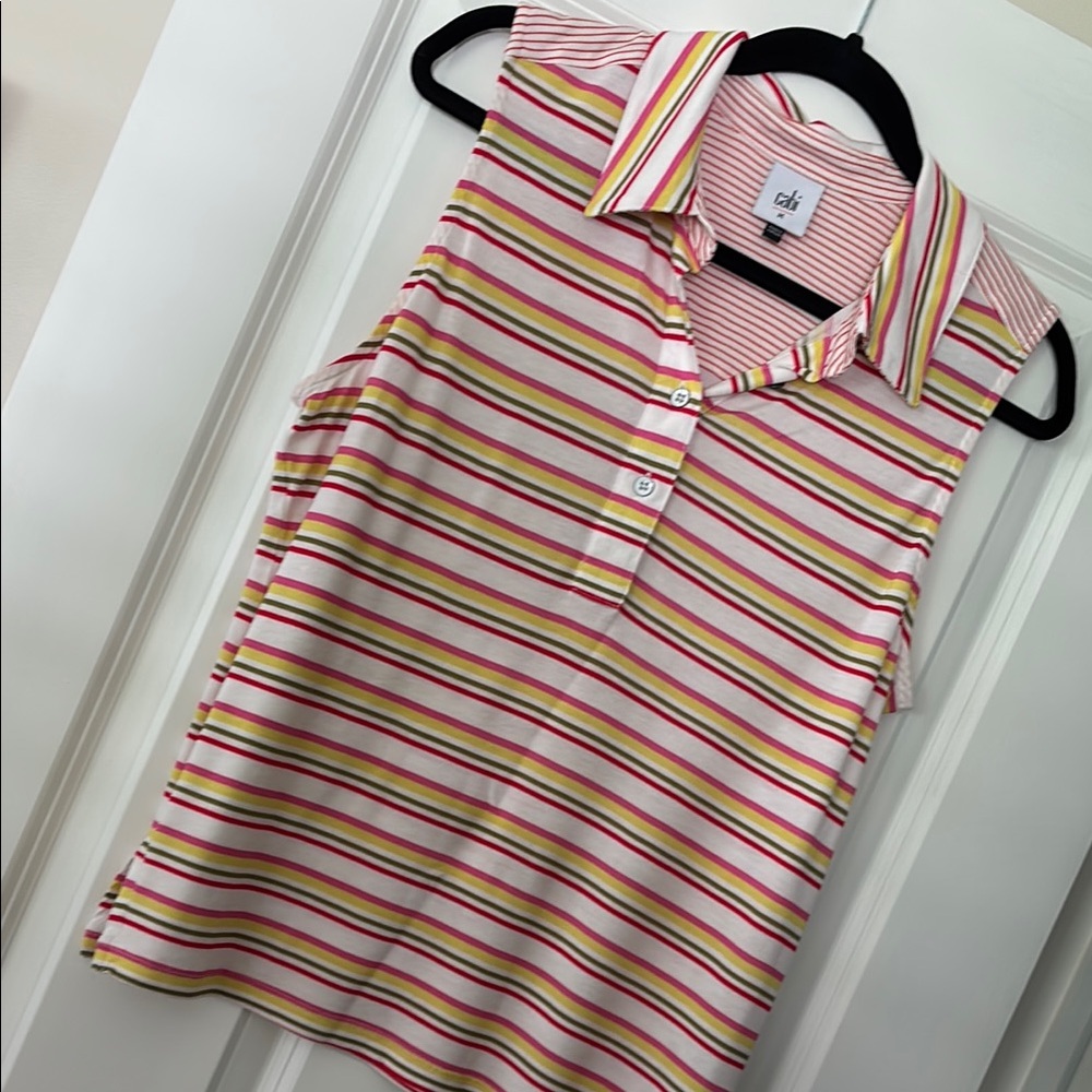 Cabi sleeveless polo